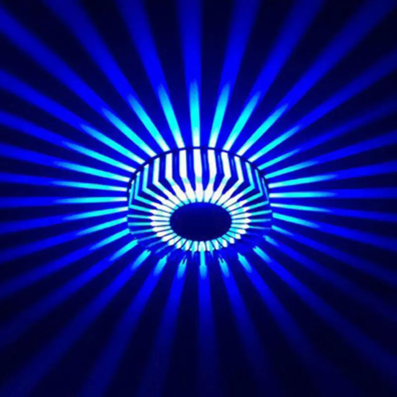 Blue Современный светодиодный потолочный светильник RGB, 3 Вт, 7 Вт, 9 Вт, 12 Вт, настенный светильник, художественная галерея, украшение, передняя Балконная лампа, светильник для крыльца, коридоров - Цвет корпуса: Blue