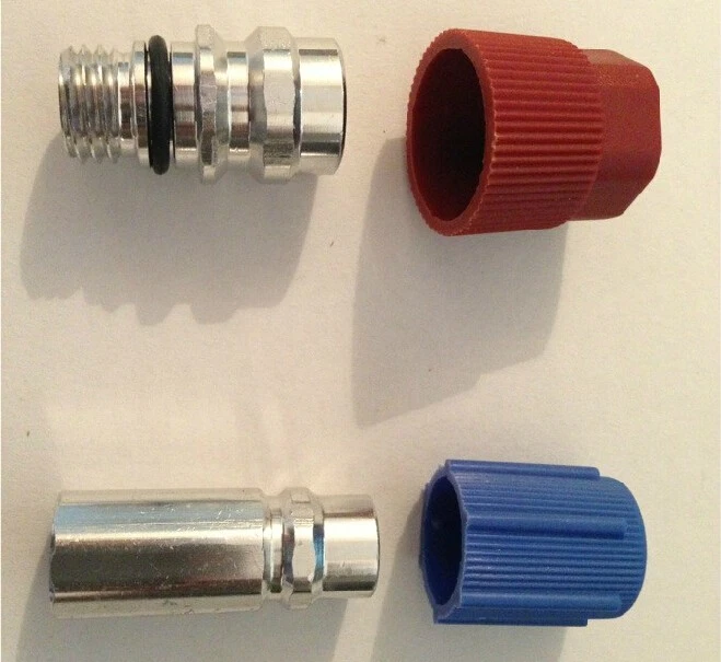 

Одна пара 2 шт., автомобильный Кондиционер R134a, порт для жидкости, фтористый порт в сборе