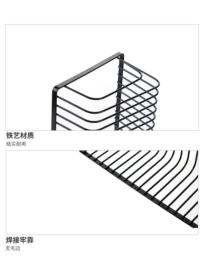 Wall Hanging Shelf Kitchen Storage Rack Bathroom Wall Hanger Suction Cup Corner Shower Shelf Bathroom Shampoo Shower Shelf Hold