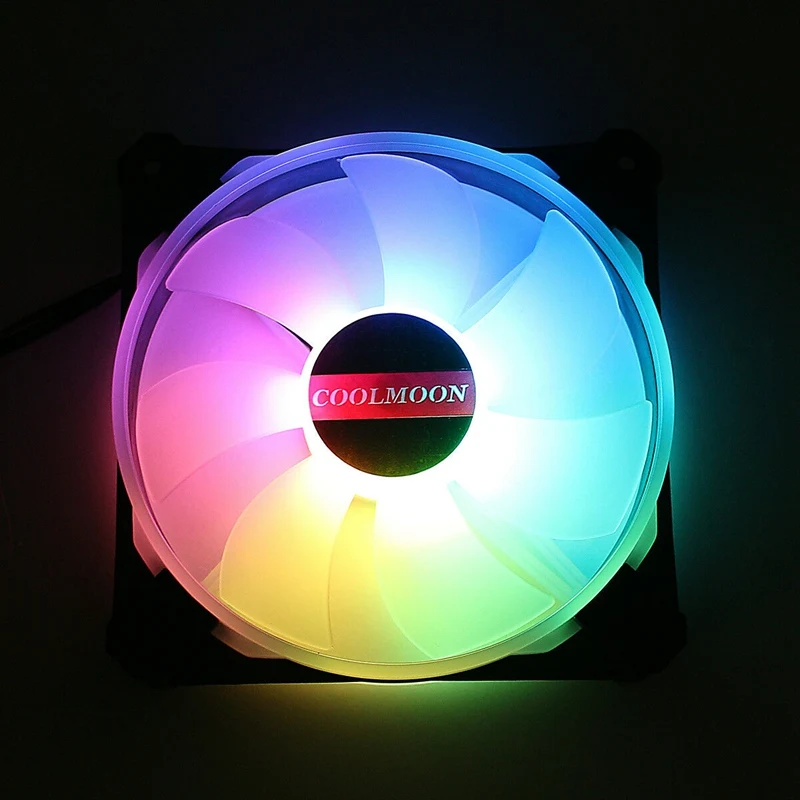2 шт вентиляторы RGB Go сабвуфер PC компьютерный игровой 16 миллионов цветов