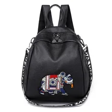 Производители рюкзак оптом женская стиль корейский стиль Pu мягкая кожа вышитая сумка для школы, колледжа шоппинг Тра