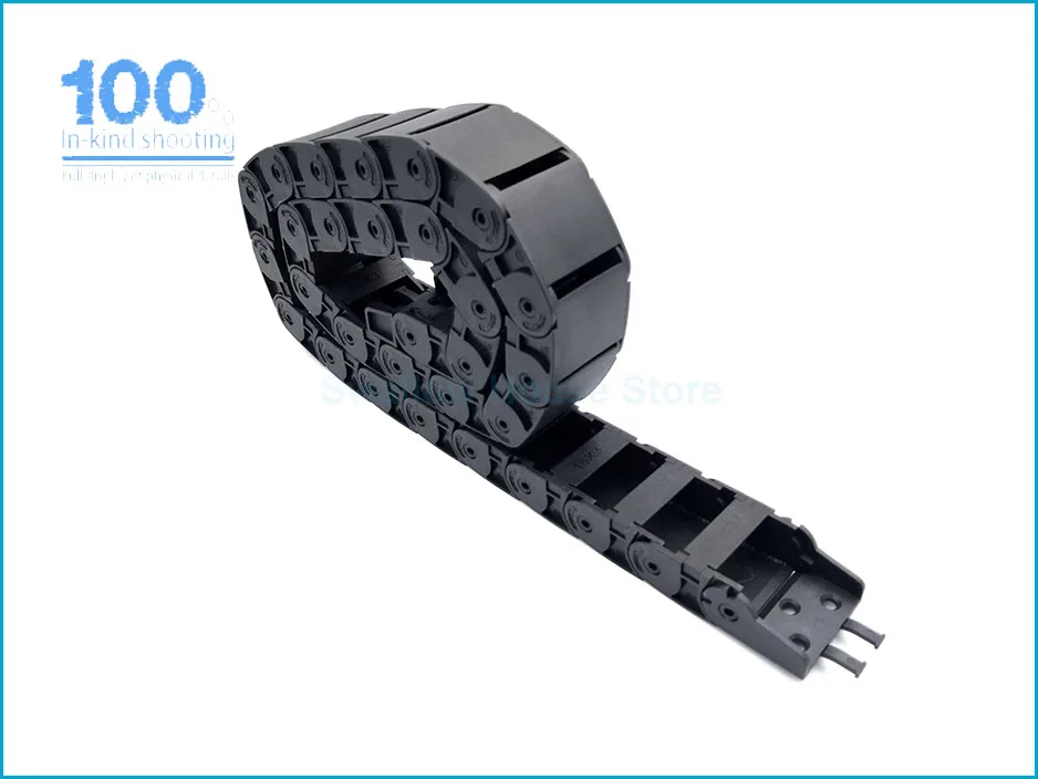 Description Picture 5 of item1 Meter 18x37mm Wire Carrier Cable Transmission Drag Chain Semi-Enclosed Interior Opening CNC Router Machine Tools Hot Sales