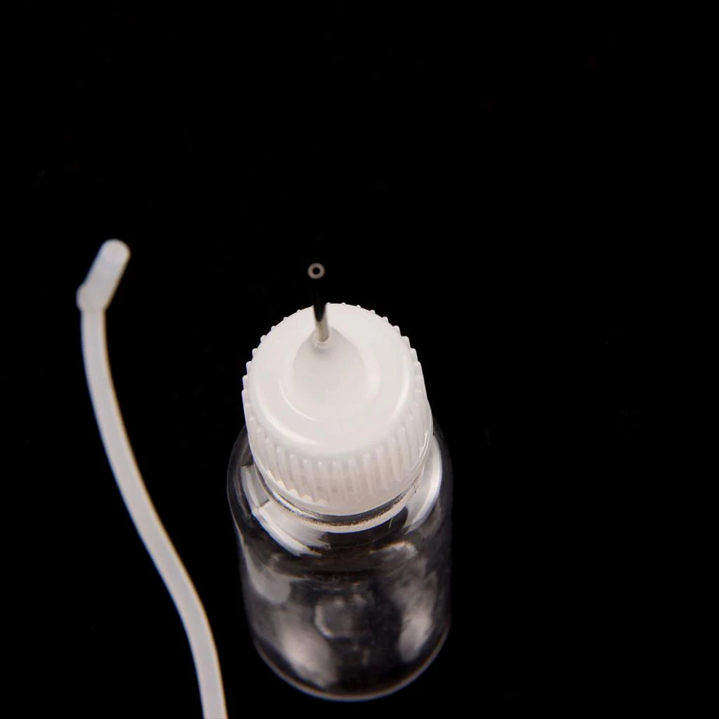 Hobby Model Tool - 12 Pieces - Squeezable Dropper Needle Tip Bottle - 10ml