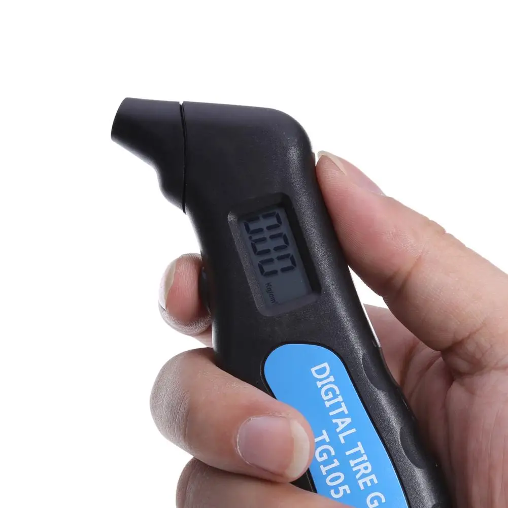 Мини ЖК-цифровой датчик давления в шинах TPMS инструменты автомобильный велосипед двигатель давление в шинах тестер давление воздуха checker адаптер с брелоком