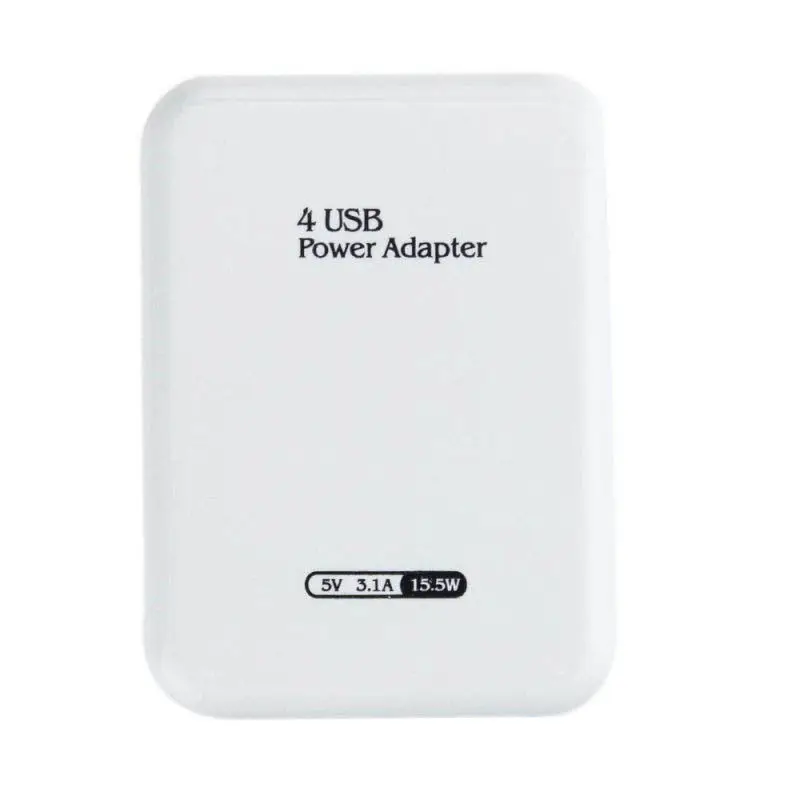2.1A 4 Ports Usb Portable Home Travel Wall Charger Us Plug Ac Power Adapter For Iphone For Ipod(Us Plug