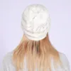 Fashion New Women Beanies Skullies Hat Cap Lady Spring Autumn Winter Solid Knitted Hollow Out Casual Bone Soft Cap Hat For Women 2