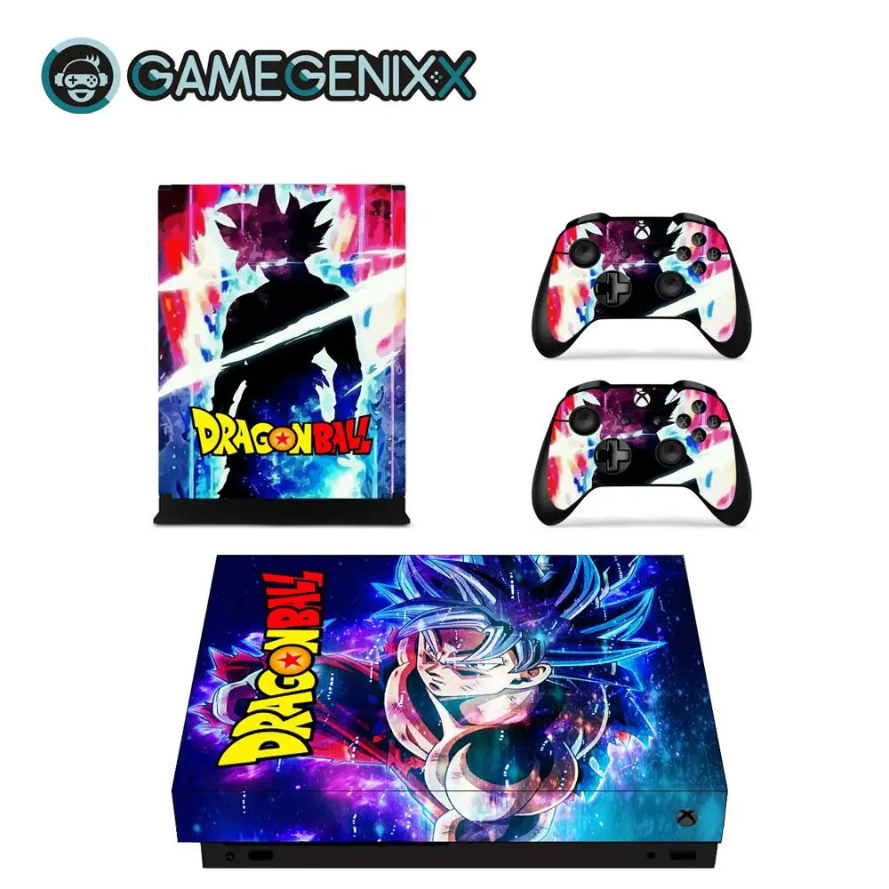 Защитная Наклейка GAMEGENIXX для Xbox One X и 2 контроллеров-Dragon Ball Super