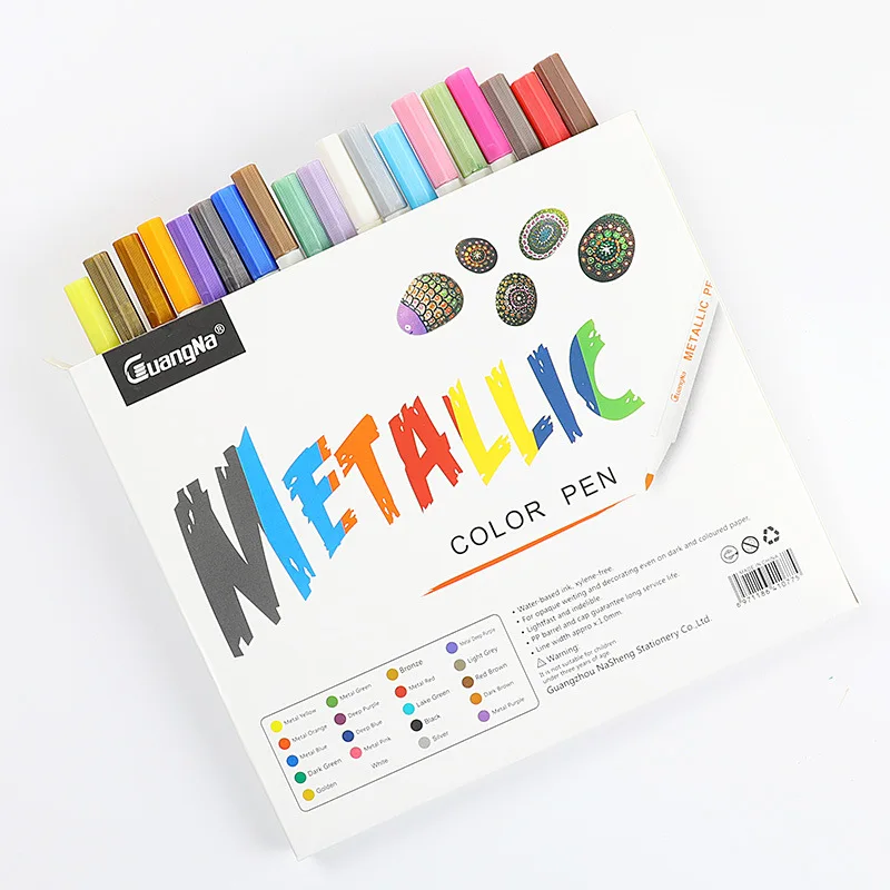 

GUANGNA Washable Art Marker Pen for Drawing Creative DIY Signature pen Children Paint Marker pen Art Supplies For School Student