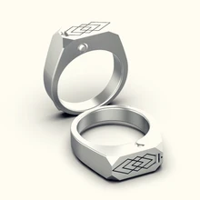 Outdoor Bescherming Ring Multifunctionele Nieuwe Titanium Stalen Ring Zakmes Gebroken Raam Snijden Escape Tool Edc Mes Liefhebbers