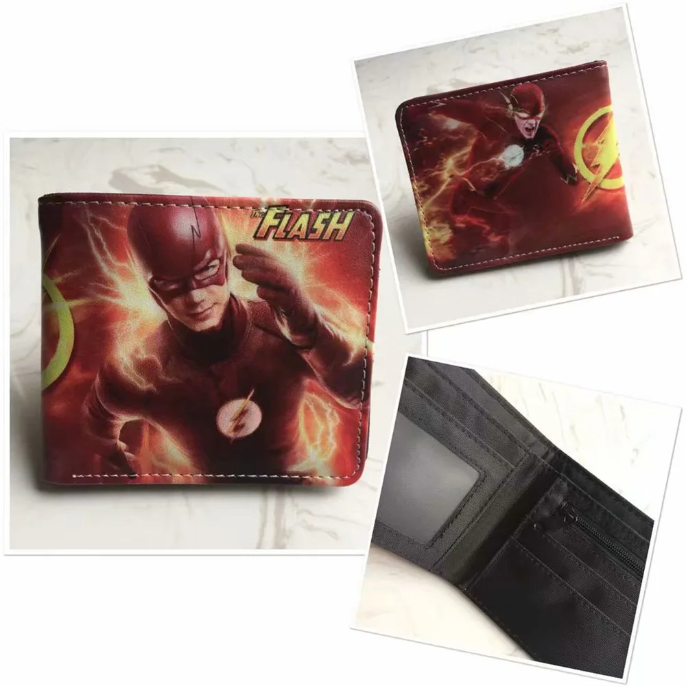 С принтами "Marvel", "Мстители", Капитан Америка/Халк/фильма «Дэдпул»; рубашки с героями мультфильмов кошелек модные кошельки Для мужчин аниме Кошельки подарок - Цвет: P