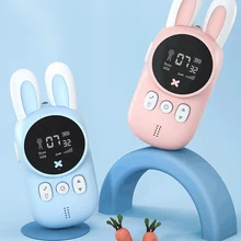 Talkie walkie pour enfants, Mini jouets, émetteur récepteur portable, portée de 3KM, Radio UHF, lanière, Interphone, cadeau pour enfants