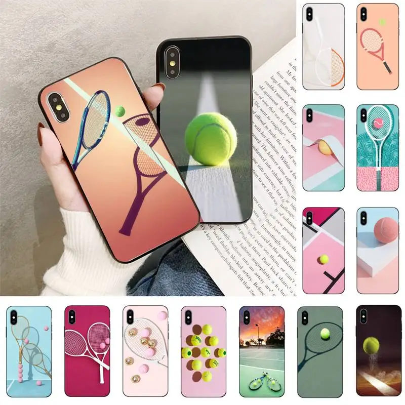 TOPLBPCS чехол для телефона с теннисной ракеткой iPhone 11 8 7 6 6S Plus plus X XS MAX 5 5S XR 12 Pro max se 2020 |