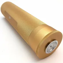 COHIBA портсигар чехол Humidor гаджеты путешествия алюминиевый сплав трубка для сигар портативный контейнер Металл W/увлажнитель гигрометр