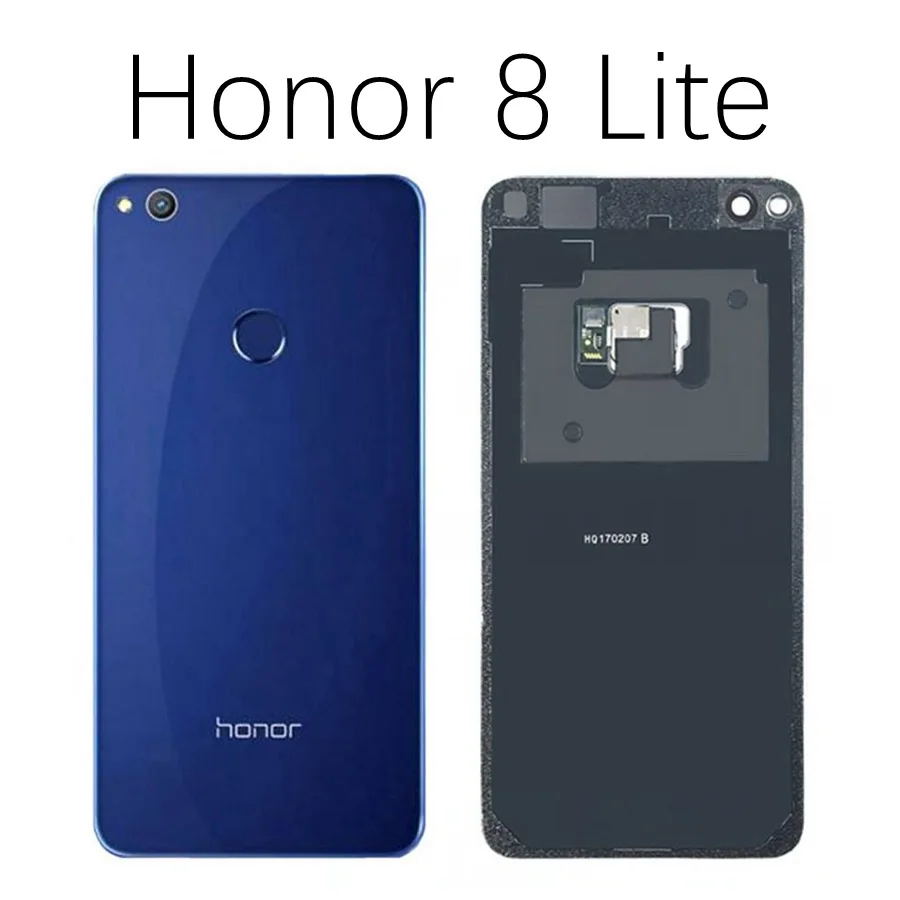 Задняя стеклянная крышка аккумулятора для Huawei Honor 8 Корпус задней двери чехол