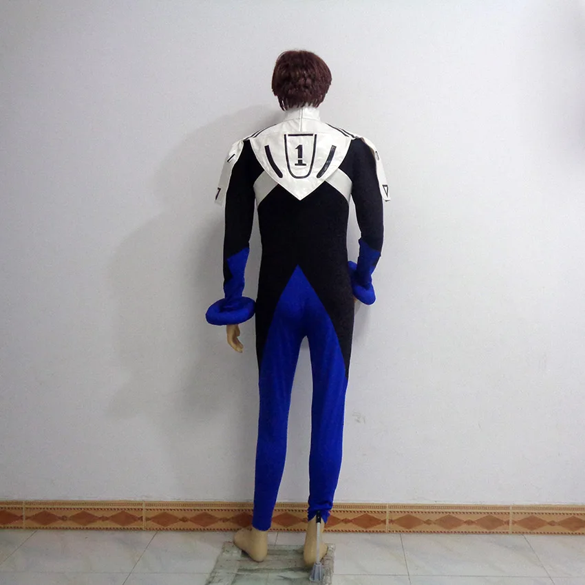 Ikari Shinji EVA-01 Test Type Meisters Uniform Christmas Party Halloween Uniform Outfit Cosplay Costume Customize Any Size