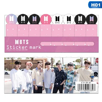 

Kpop Lisa Jisoo Jennie Rose Got7 Seventeen Notes Stickers Photo Sticky Note Fans Gifts Note-pad Tags Wholesae