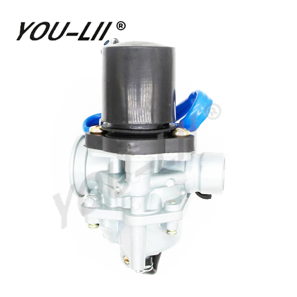 YOULII 19mm Carburetor Moped Carb for 2 Stroke Piaggio Zip For Yamaha Jog 50 50cc Scooter 50cc 70cc 90cc Mini Carb ATV 1E40QMB
