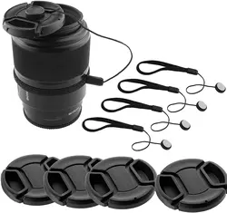 Universal Camera Lens Cap Holder Cover - Multi - Size Compatibility - Without Logo (52mm)