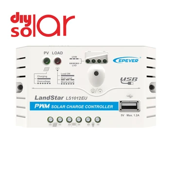 

EPVER 12V 24V LS0512EU LS1210EU LS1024EU LS2024EU LS3024EU 5A 10A 20A 30A Solar Charge Controller PV Panels Charger Regulator