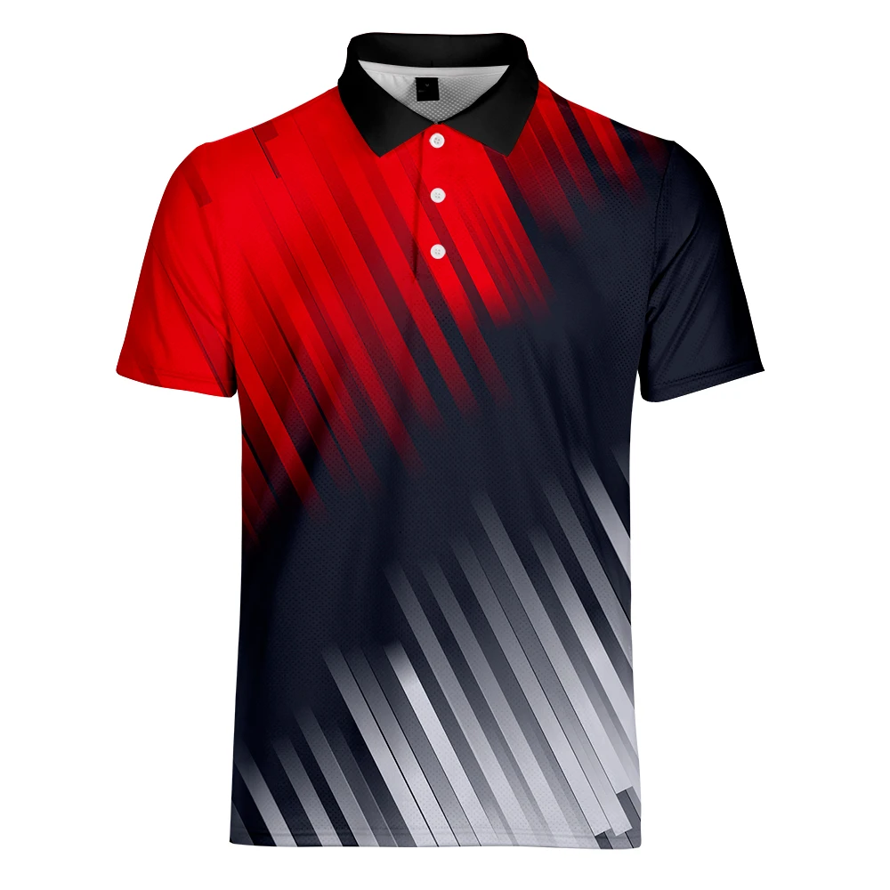 WAMNI Tennis Fashion Polo 3D рубашка Спортивная рубашка с отворотами плюс размер брендовые футболки-поло одежда футболки Топы Прямая поставка