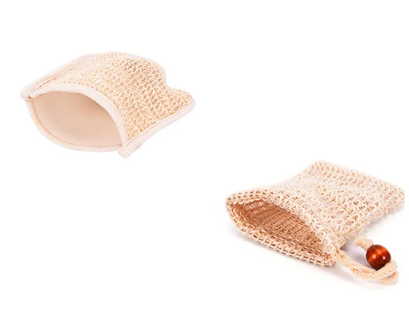 2 типа мыльница пенящаяся сетка практичная натуральная губка для душа Ramie