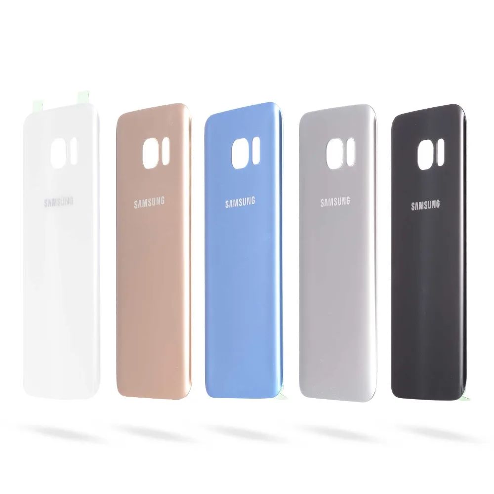 Задняя крышка батарейного отсека для samsung Galaxy S7 edge G930F задняя крышка батарейного отсека Запасные части