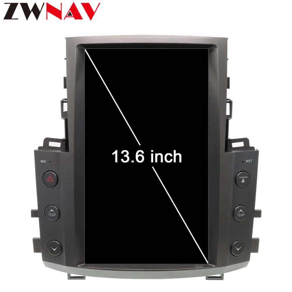 Top vertical screen Tesla style Android 8.1 Car Multimedia Player For Lexus LX570 2007-2015 GPS Navi BT radio audio stereo head unit 11