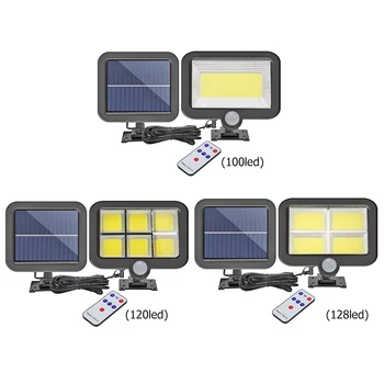 

Solar Bollard Light Led Solar Wall Light IP65 LED Solar Wall Light Remote Control Human Motion Sensor Outdoor Garden Lamp