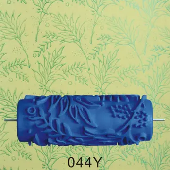 

15cm Empaistic Flower Blue Rubber Painting Roller Machine Wall Decor Art