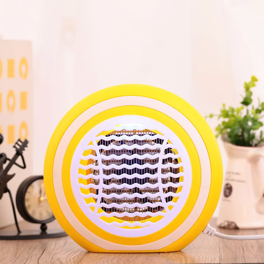 Anti Mosquito Lamp Electric Photocatalyst LED Electronic-Shock Killer Baby Care AC 220-250V Yellow+ White Infant Household