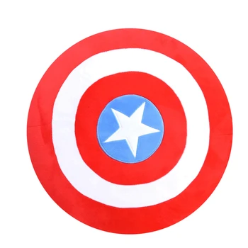 

Avengers: Infinity War Captain America Shield Short Plush Pillow Action Figure Model Sofa Back Cushion X4568