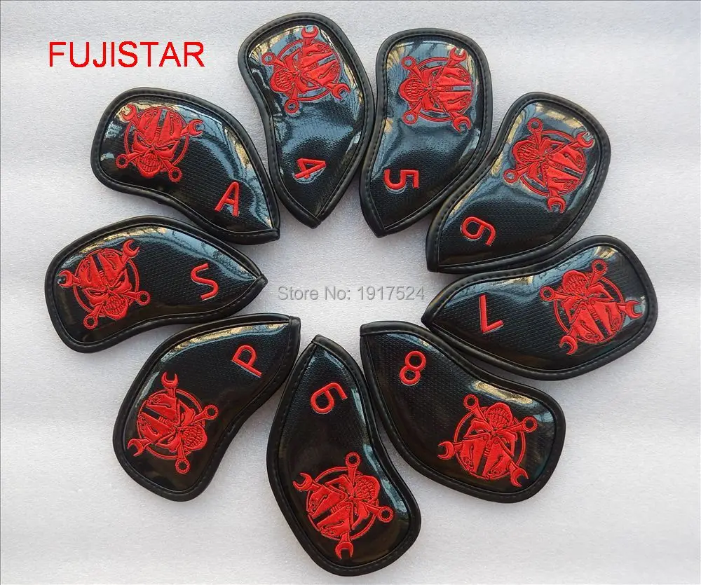 FUJISTAR головные уборы для гольфа из искусственной кожи набор металлических чехлов