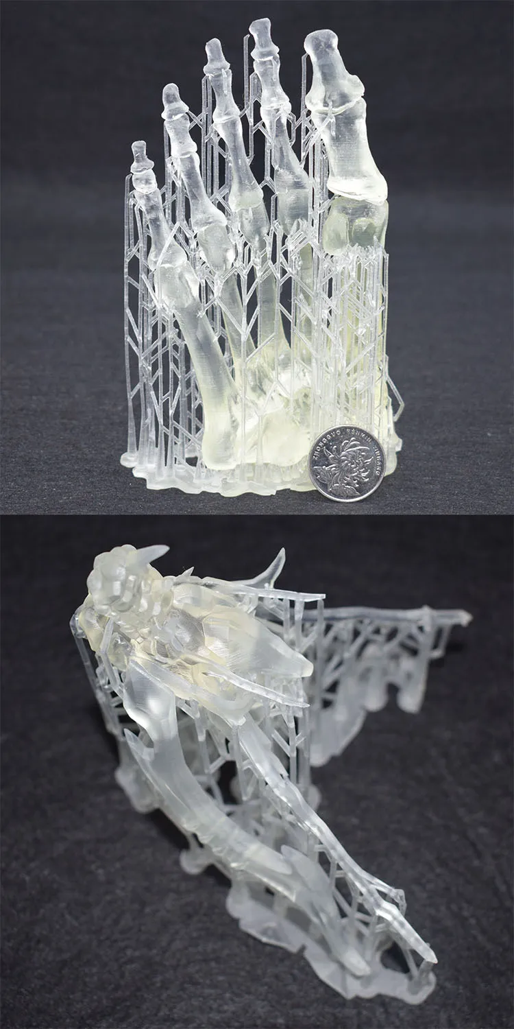 FUSICA FD-130 Настольный SLA 3D принтер 125*125*165 мм Смола Стоматологическая 3D печатная машина для ювелирных изделий