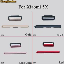 ChengHaoRan 1 комплект Боковая кнопка включения выключения кнопки громкости для Xiaomi 5x запасные части для ремонта золото/черный/розовое золото/красный
