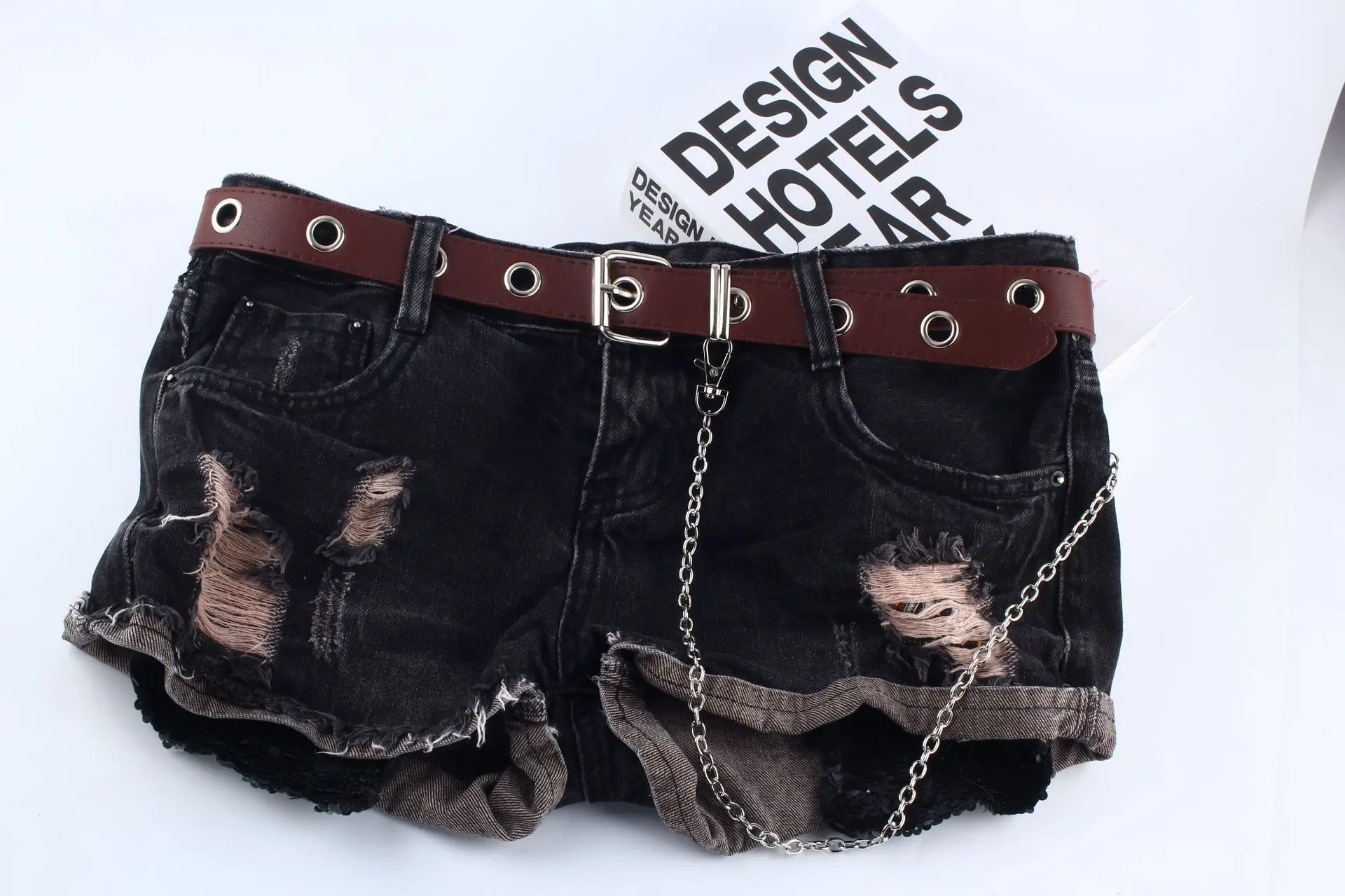 Женский ремень из искусственной кожи, ремень с пряжкой, ремень в стиле панк, джинсы, модный Индивидуальный декоративный ремень с цепочкой, женский ремень, подарок
