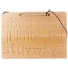 Montessori Aphabet Uppercase & Lowercase Teaching Aids Writing Board Beech Wood English Writing Practice Training Kindergarten 2