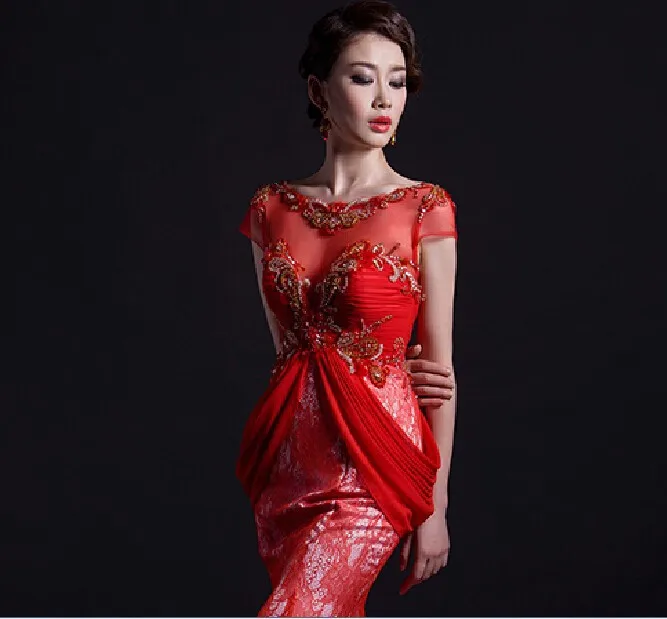 Vestido de renda вечерние платья для выпускного вечера,, Красное Длинное кружевное строгое вечернее платье, платья для матери невесты