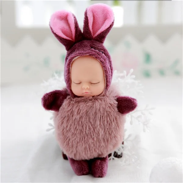 NO.15 Подлинная Оригинальная кукла-реборн bebe 11 см, брелок, мягкий силиконовый реборн для малышей, игрушки для малышей, плюшевый Рождественский подарок - Цвет: NO.15