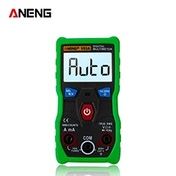 Зеленый ANENG V03A аналоговый Измерительный Цифровой мультиметр esr измеритель мультиметр Автоматическое отключение питания тестеры инструменты для авто ac mutimetro - Цвет: Зеленый