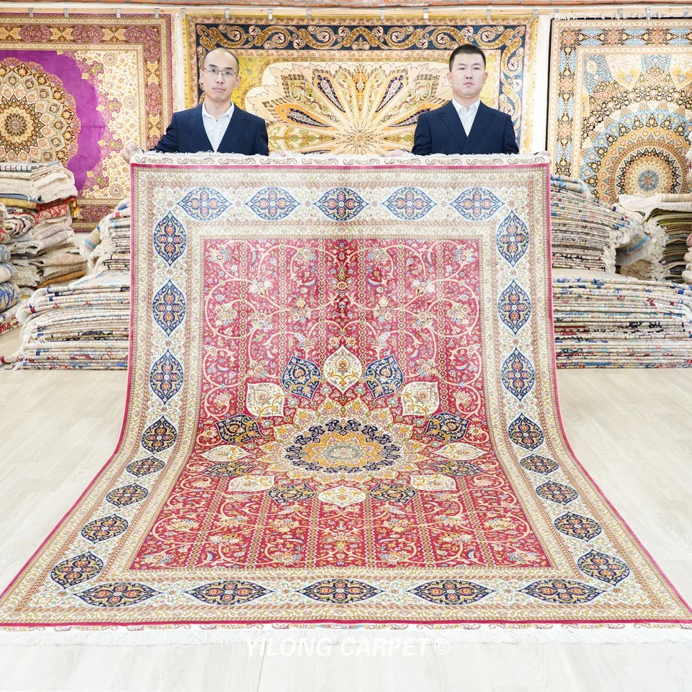 6 'x 9' шелковый ковер