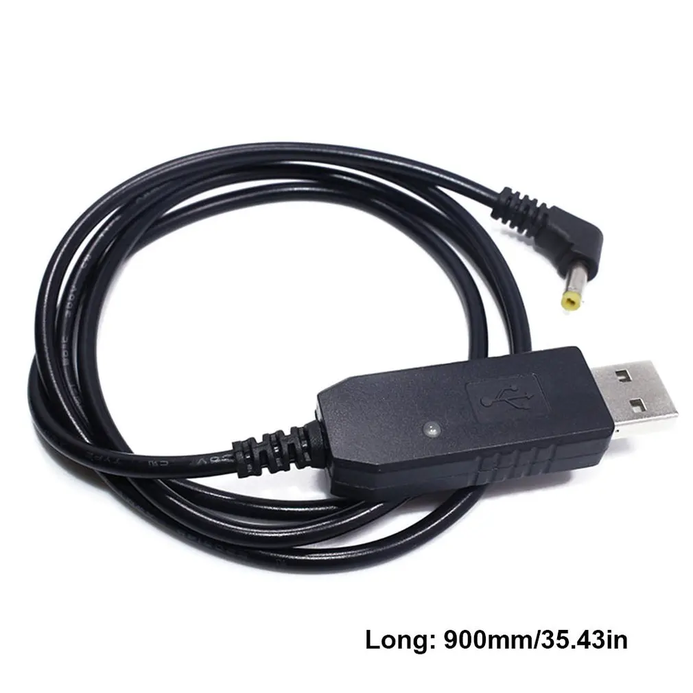 USB Charging Cable For BaoFeng UV-5R BF-UVB3 Charger Base with Indicator Light for BaoFeng Walkie Talkie Extend Cable