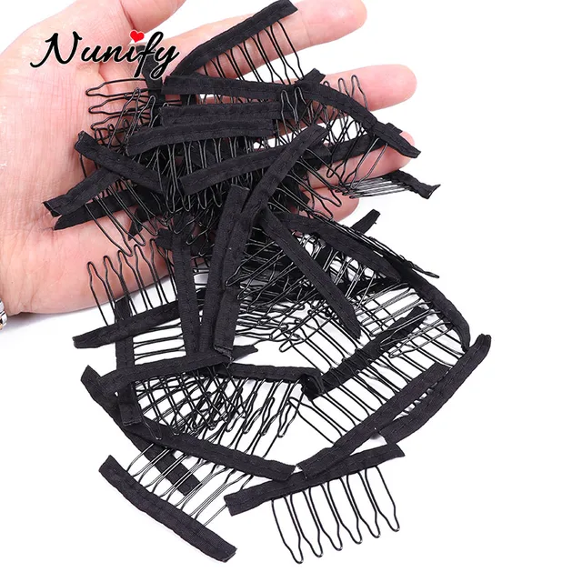 Chunni Grip Clips 10Pcs Sturdy 6-Tooth Stainless Steel Hair Extension Clip Wig  Clips To Secure Wig No Sew Hair Clips For Wigs - AliExpress