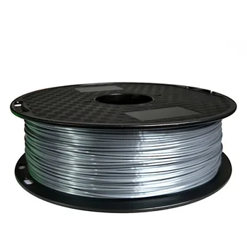 

Silver Silk PLA 3D Printer Filament 1.75mm 250g/500g/1Kg Filaments Silky Shine 3D Pen Printing Material Shiny Metallic Like Feel