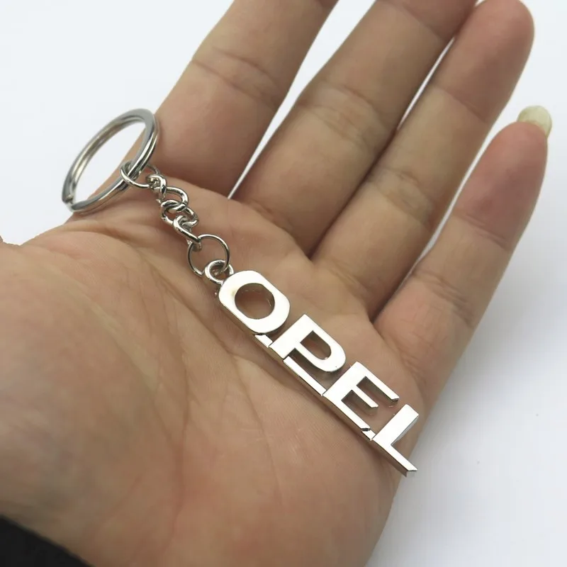 3D металлический автомобильный брелок для Opel 1 шт., модный бренд, новинка, автомобильные принадлежности, эмблема, брелок для Opel, автомобильные аксессуары цепочки для ключей