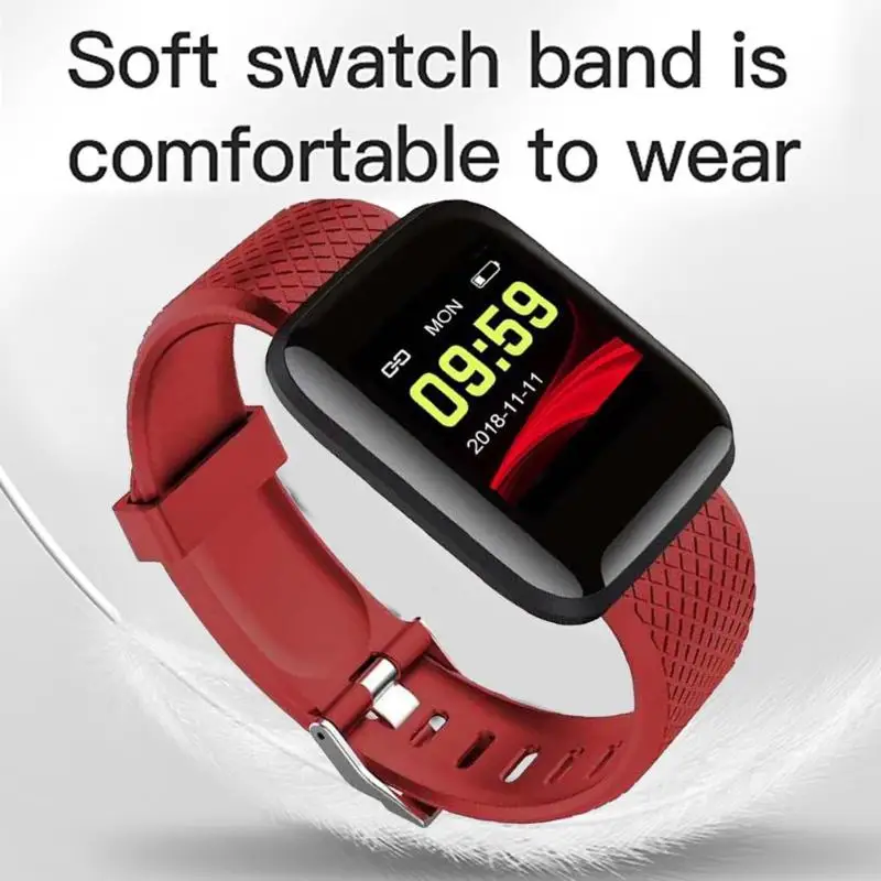 YX-6 Bluetooth Touch кровяное давление монитор сердечного ритма водонепроницаемый Smartband