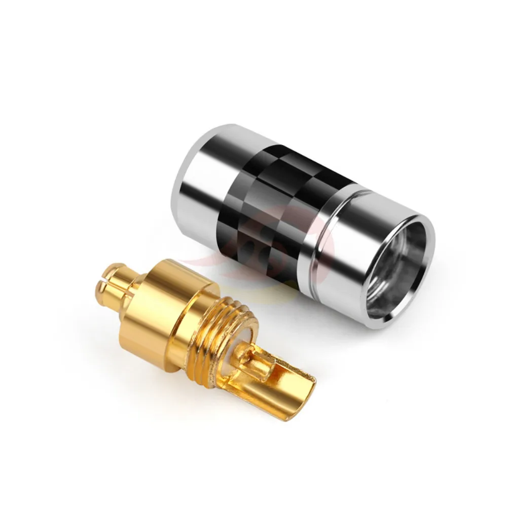 DIY Earphone Pins MMCX Audio Jack Gold Plated Adapter For DK 3001 UE900 SE535 SE215 W10 HIFI Headphone Plug Wire Connector