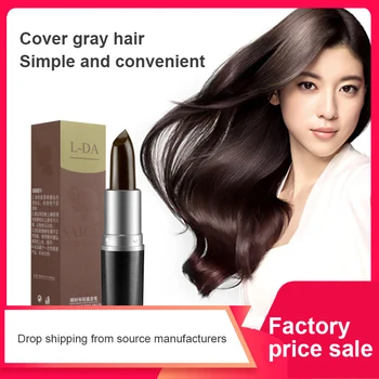 

One-Time Hair dye Instant Gray Root Coverage Hair Color Modify Cream Stick Temporary Cover Up White Hair Colour Dye hair Salon