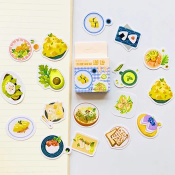 

46 pcs /Box Delicious Avocado Food Sandwich DIY Decorative Stickers
