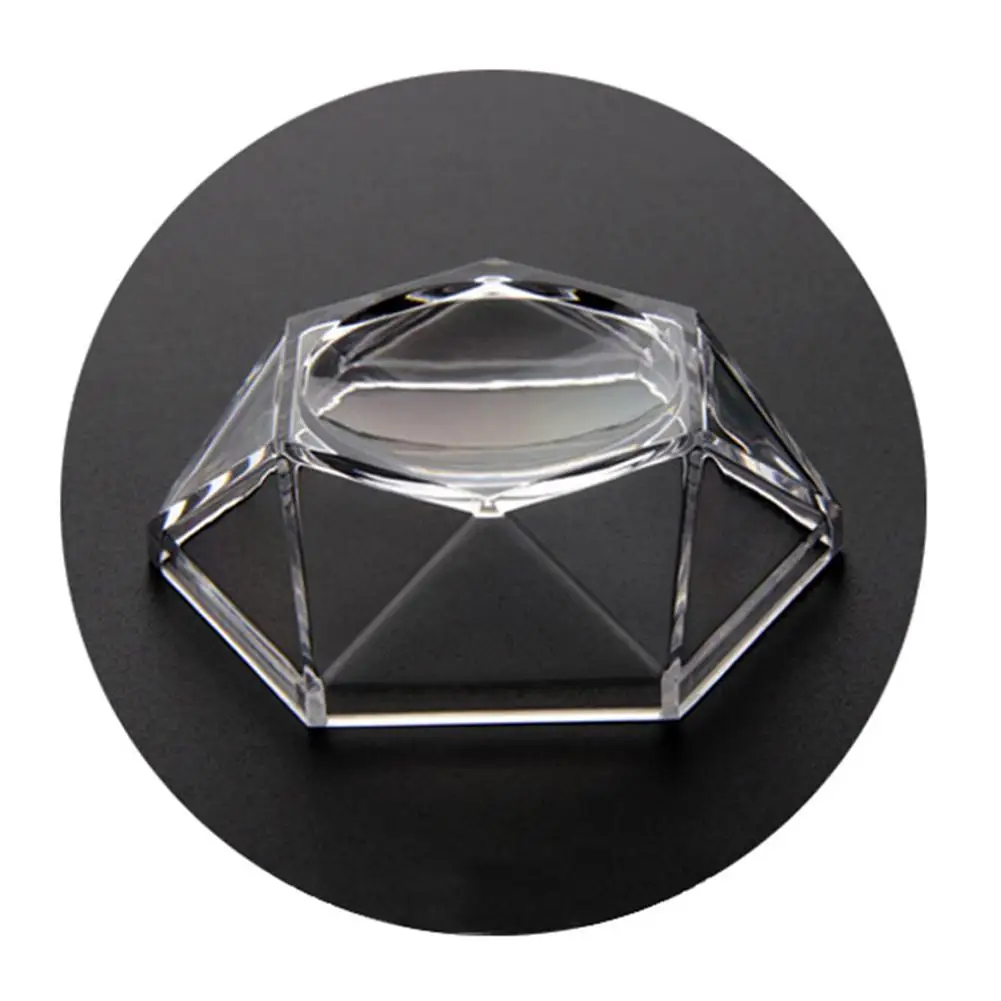 5pcs Hexagon Transparent Display Stand Holder Storage rack for Softball Golf Tennis Ball Baseball Egg Sphere Puzzle Ball