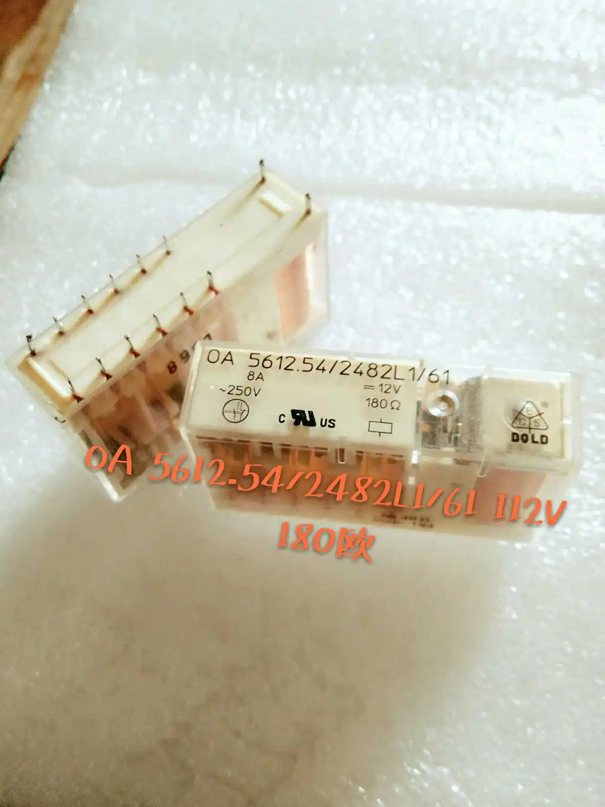 

Free Shipping 10PCS/LOT OA 5612.54/2482L1/61 12V Germany Safety Relay